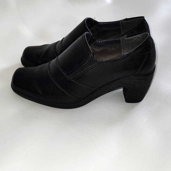 Aerosoles Shoes Booties Size 7 "Backsaw" Memory Foam Black 2.5" Heel Comfy - Picture 3 of 13